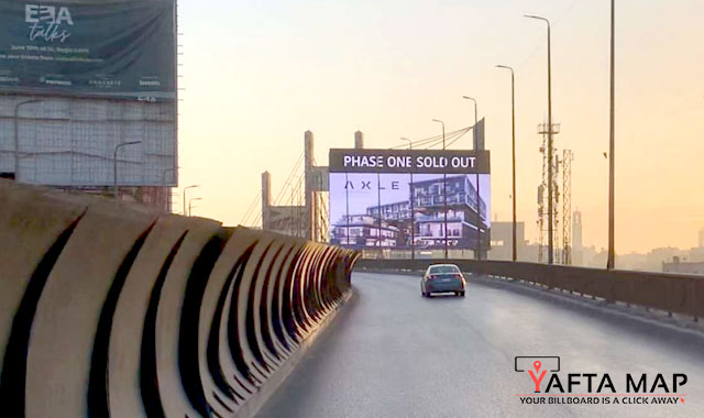 Digital Screen - 6 October Bridge - Cairo