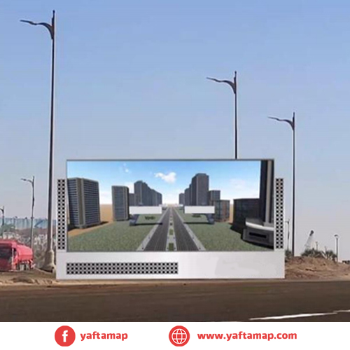 DIGITAL SCREEN - NEW CAPITAL - BIN ZAYED HW CATHEDRAL SIDE